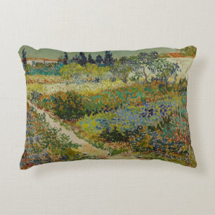 Garden at Arles - Vincent Van Gogh Decorative Cushion