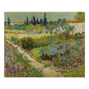 Garden at Arles Vincent Van Gogh Photo Print