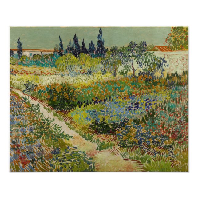 Garden at Arles Vincent Van Gogh Photo Print (Front)