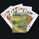 Garden at Arles | Vincent van Gogh Playing Cards<br><div class="desc">Garden at Arles (1888) by Dutch post-impressionist artist Vincent van Gogh. Original artwork is an oil on canvas depicting a lush landscape of colourful flowers. 

Use the design tools to add custom text or personalise the image.</div>