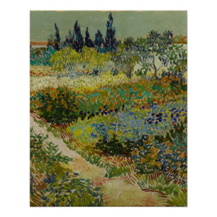 Garden at Arles - Vincent Van Gogh Poster