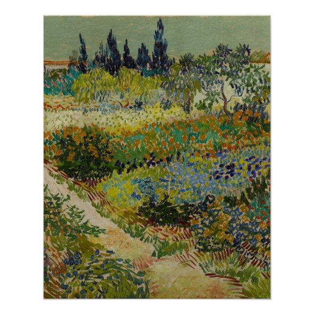 Garden at Arles - Vincent Van Gogh Poster (Front)