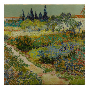 Garden at Arles - Vincent Van Gogh Poster