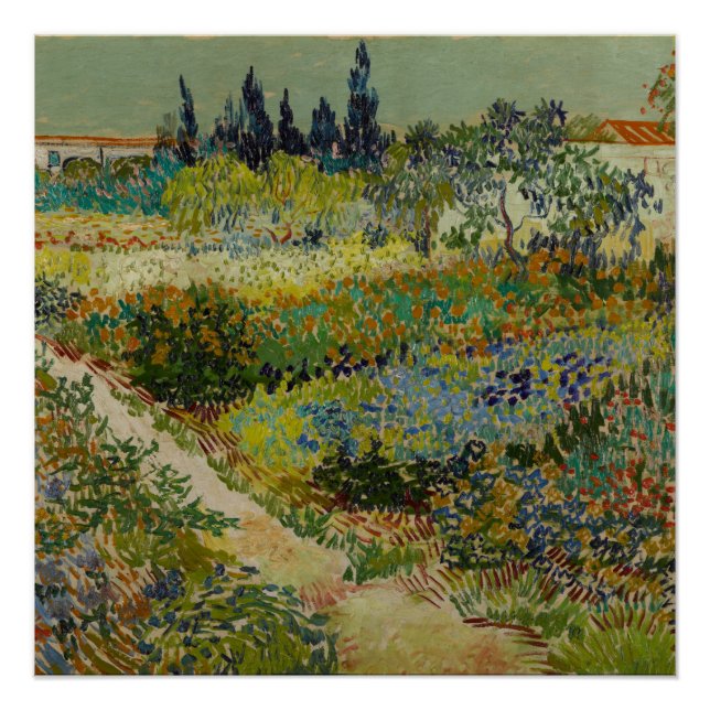 Garden at Arles - Vincent Van Gogh Poster (Front)