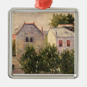Garden at Asnieres, 1883 (oil on canvas) Metal Tree Decoration