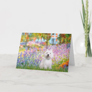 Garden at Giverney — Westie 2 Card