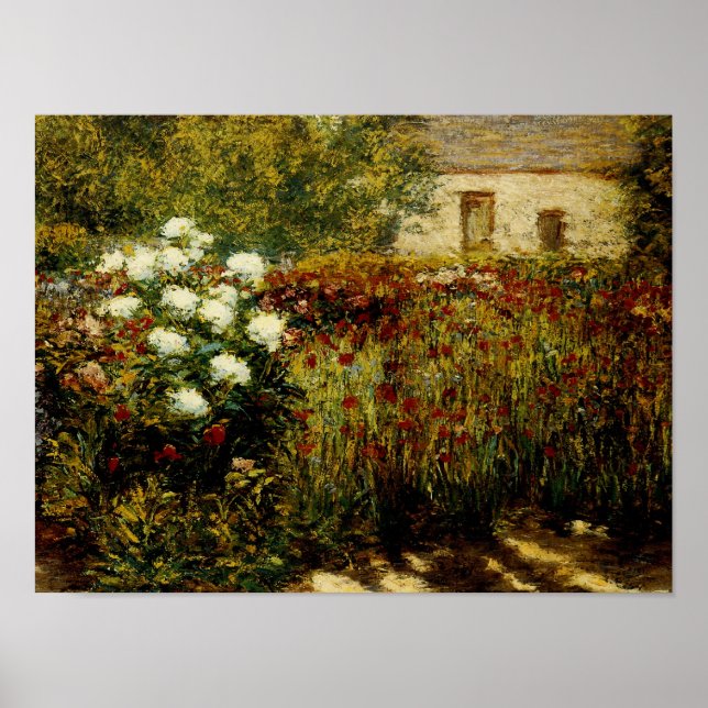 Garden at Giverny Poster (Front)