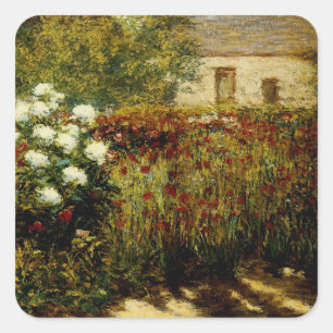 Garden at Giverny Square Sticker