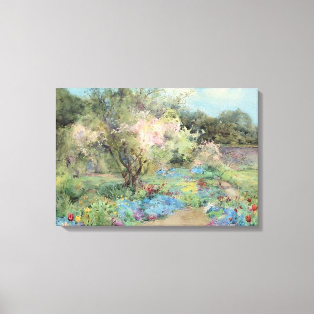 Garden at Kilmurry (by Mildred Anne Butler) Canvas Print (Front)