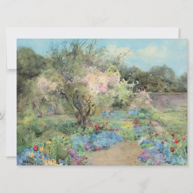 Garden at Kilmurry (by Mildred Anne Butler) Card (Front)