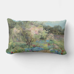 Garden at Kilmurry (by Mildred Anne Butler) Lumbar Cushion