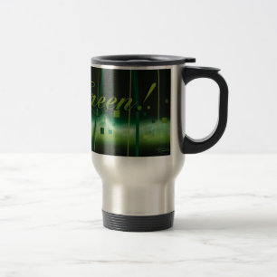Garden at Night (go green) Travel Mug