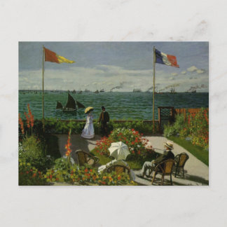 Garden at Saint Adresse by Claude Monet Postcard
