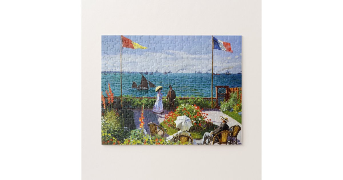 Garden at Sainte-Adresse, 1867 Claude Monet Jigsaw Puzzle ...