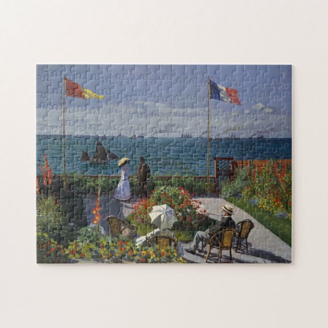 Garden at Sainte-Adresse by Claude Monet Jigsaw Puzzle (Horizontal)