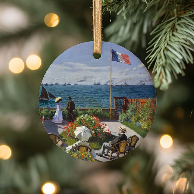 Garden at Sainte-Adresse | Claude Monet Ceramic Tree Decoration (Creator Uploaded)