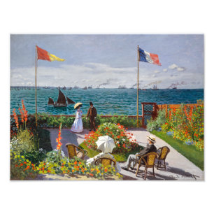 Garden at Sainte-Adresse Claude Monet Photo Print