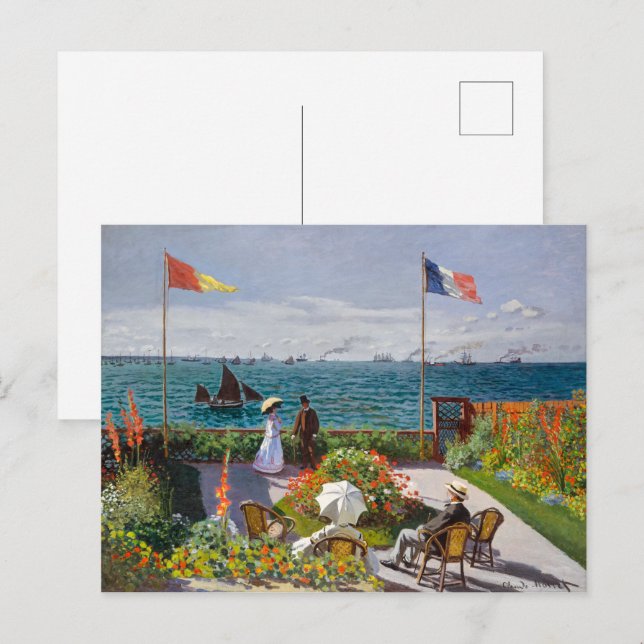 Garden at Sainte-Adresse | Claude Monet | Postcard (Front/Back)