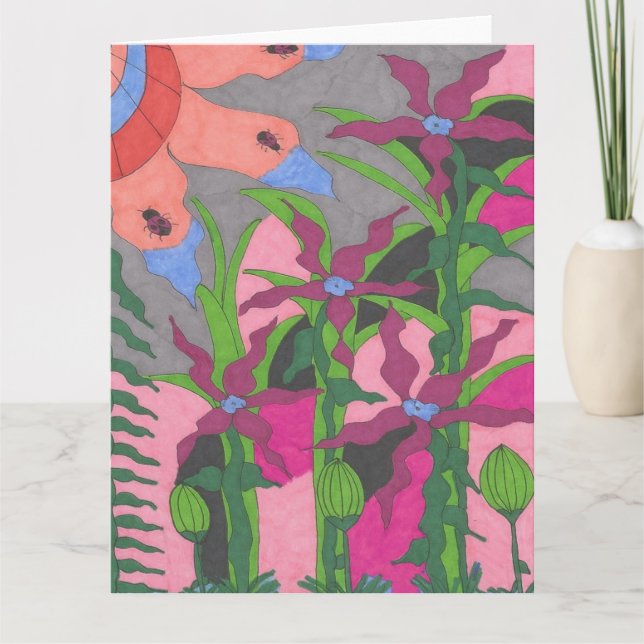 Garden at Twilight  Card (Front)
