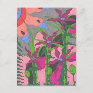 Garden at Twilight Postcard