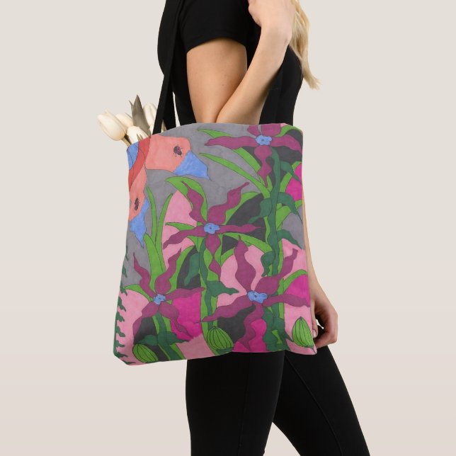 Garden at Twilight  Tote Bag (Close Up)