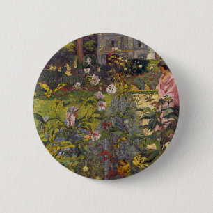 Garden at Vaucresson 6 Cm Round Badge