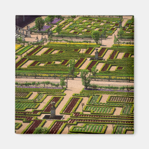 Garden at Villandry Chateau, Indre-et-Loire, 2 Magnet