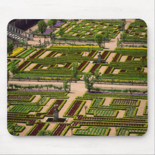 Garden at Villandry Chateau, Indre-et-Loire, 2 Mouse Mat
