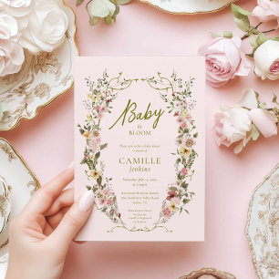 Garden Baby in Bloom Baby Shower Invitation