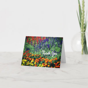 Garden Beauty Flower Art Thank You Card
