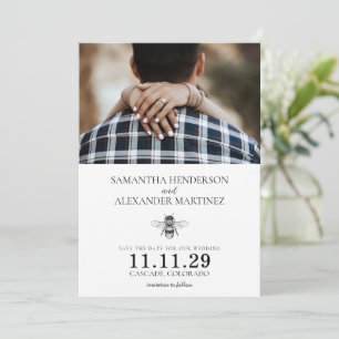 Garden Bee Wedding Save The Date