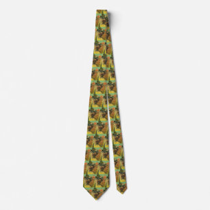 Garden Behind a House by Vincent van Gogh Tie
