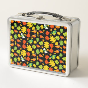 Garden Bird Home Decor Print Metal Lunch Box