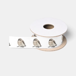 Garden Bird Satin Ribbon