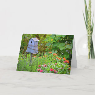 Garden Birdhouse Notecard