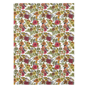 Garden birds and flowers 1 tablecloth