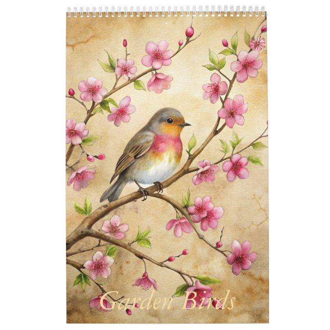 Garden Birds Calendar (Cover)