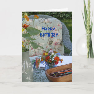 Garden Birthday Card