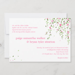 Garden Blooms Wedding Invitation