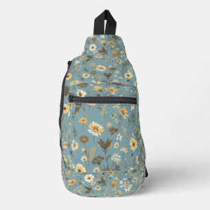 Garden Blue Bloom Sling Bag