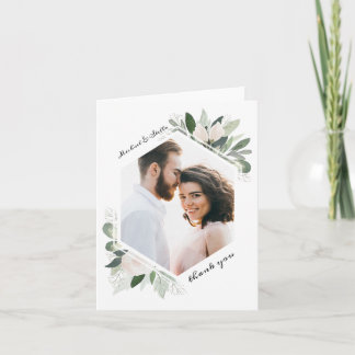 Garden Blush Thank You Note Card