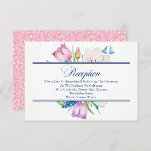 Garden Bouquet Reception Invitation