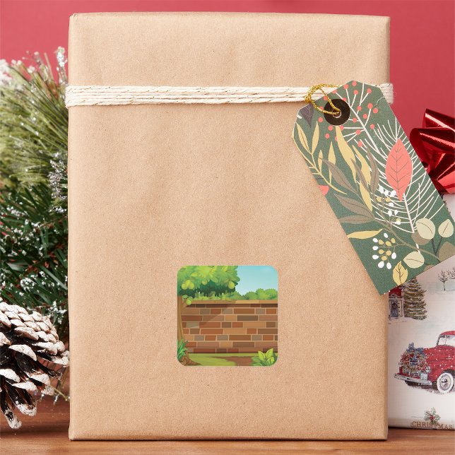 Garden Brick Wall Stickers (Creator Uploaded)