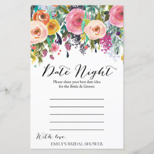 Garden Bridal Shower Game PRINTED