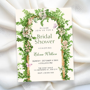 Garden bridal shower invitation