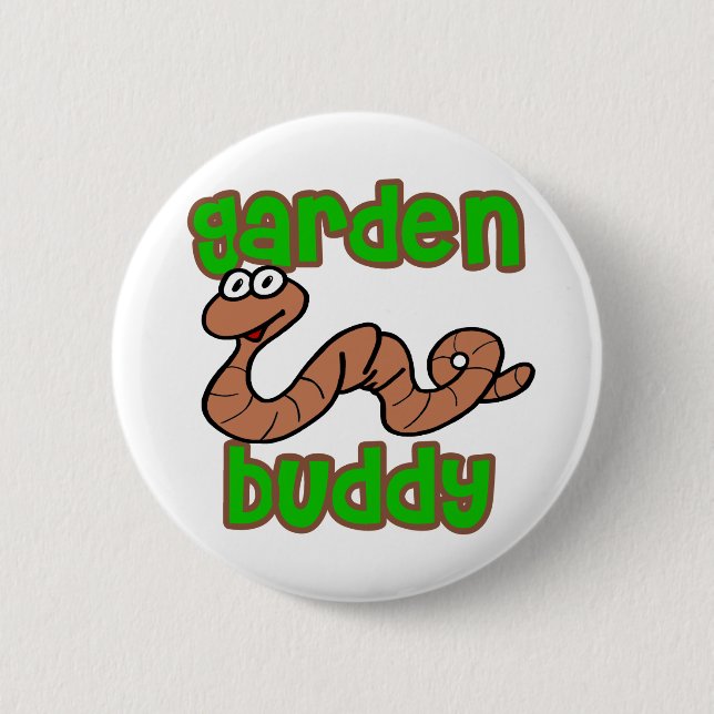 Garden Buddy 6 Cm Round Badge (Front)