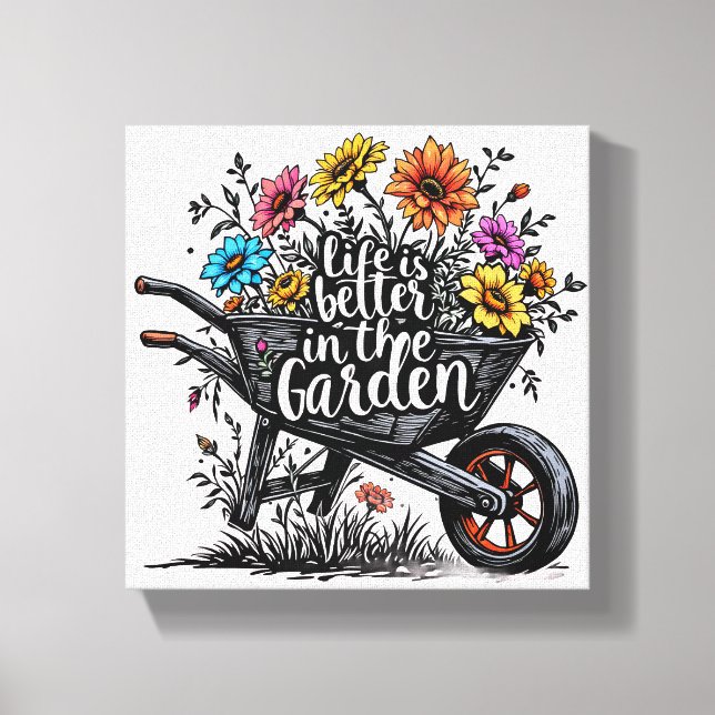 Garden Canvas Print (Front)