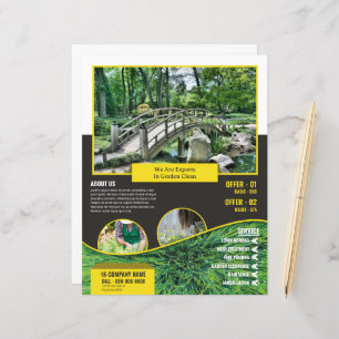 Garden Care Service Flyer Template