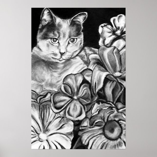 Garden Cat Poster (Front)