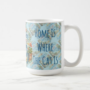 Garden Cat Society Cottagecore Florals Coffee Mug